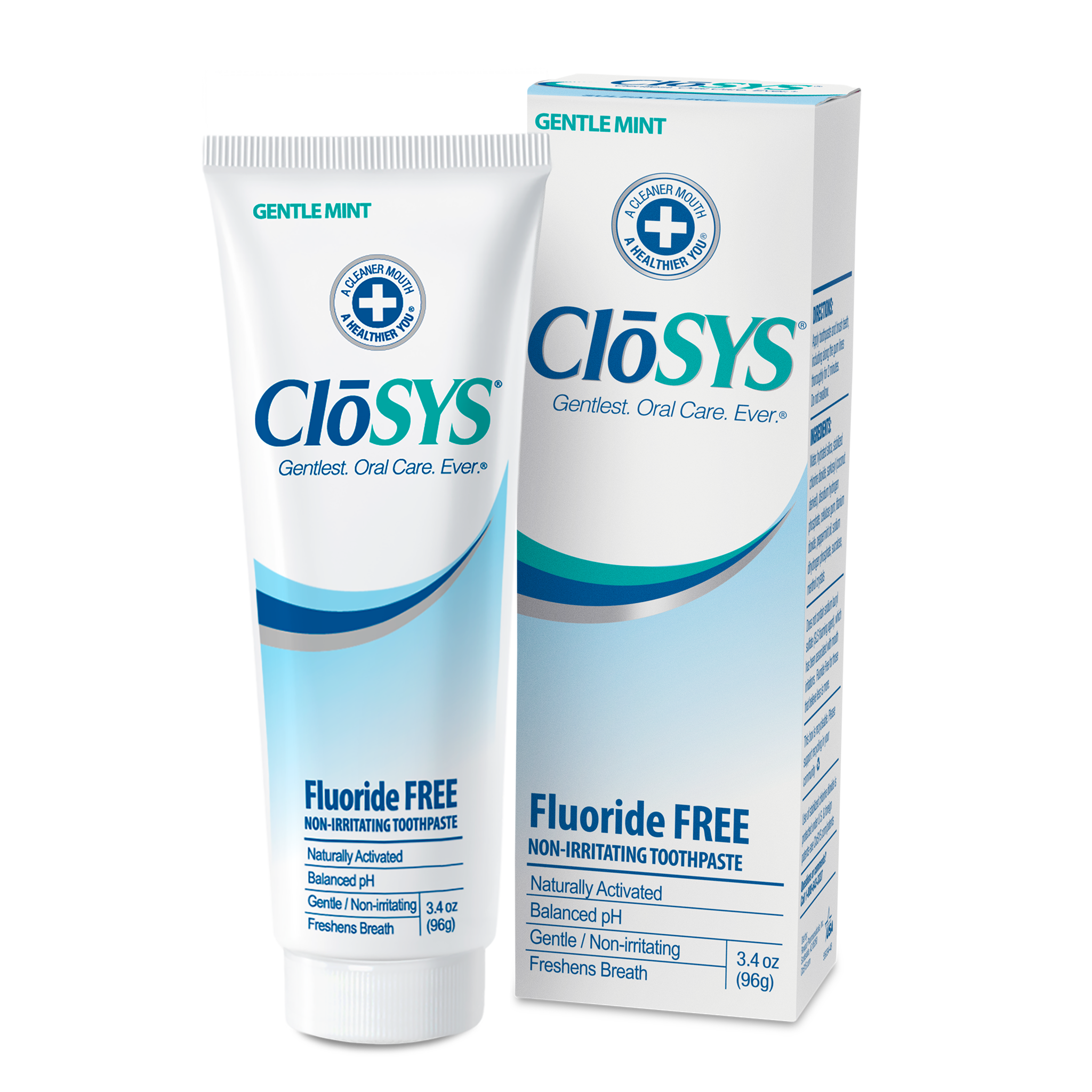 CloSYS Sulfate-Free Fluoride Toothpaste Mild Mint