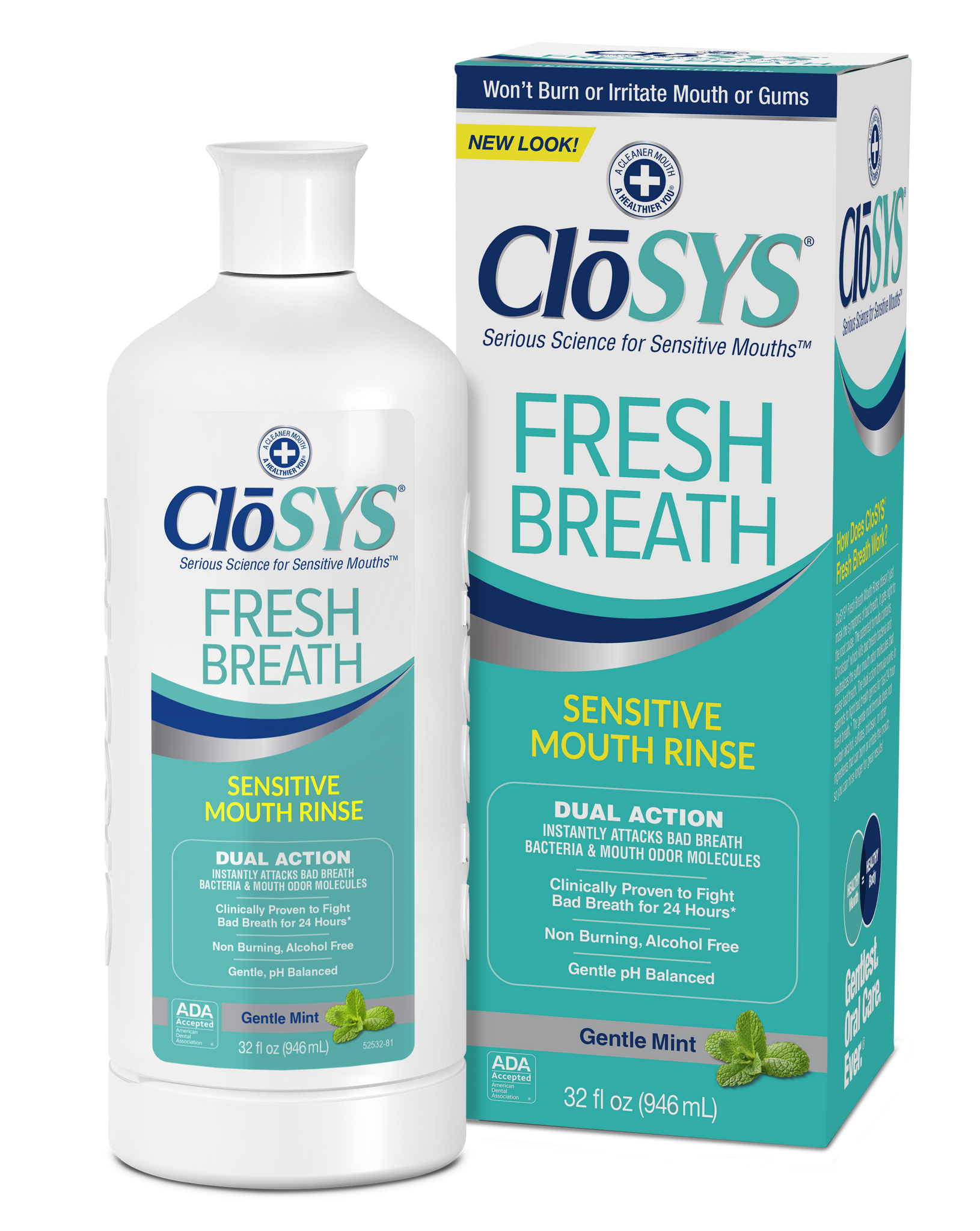 CloSYS Sensitive Fresh Breath Mouthwash
