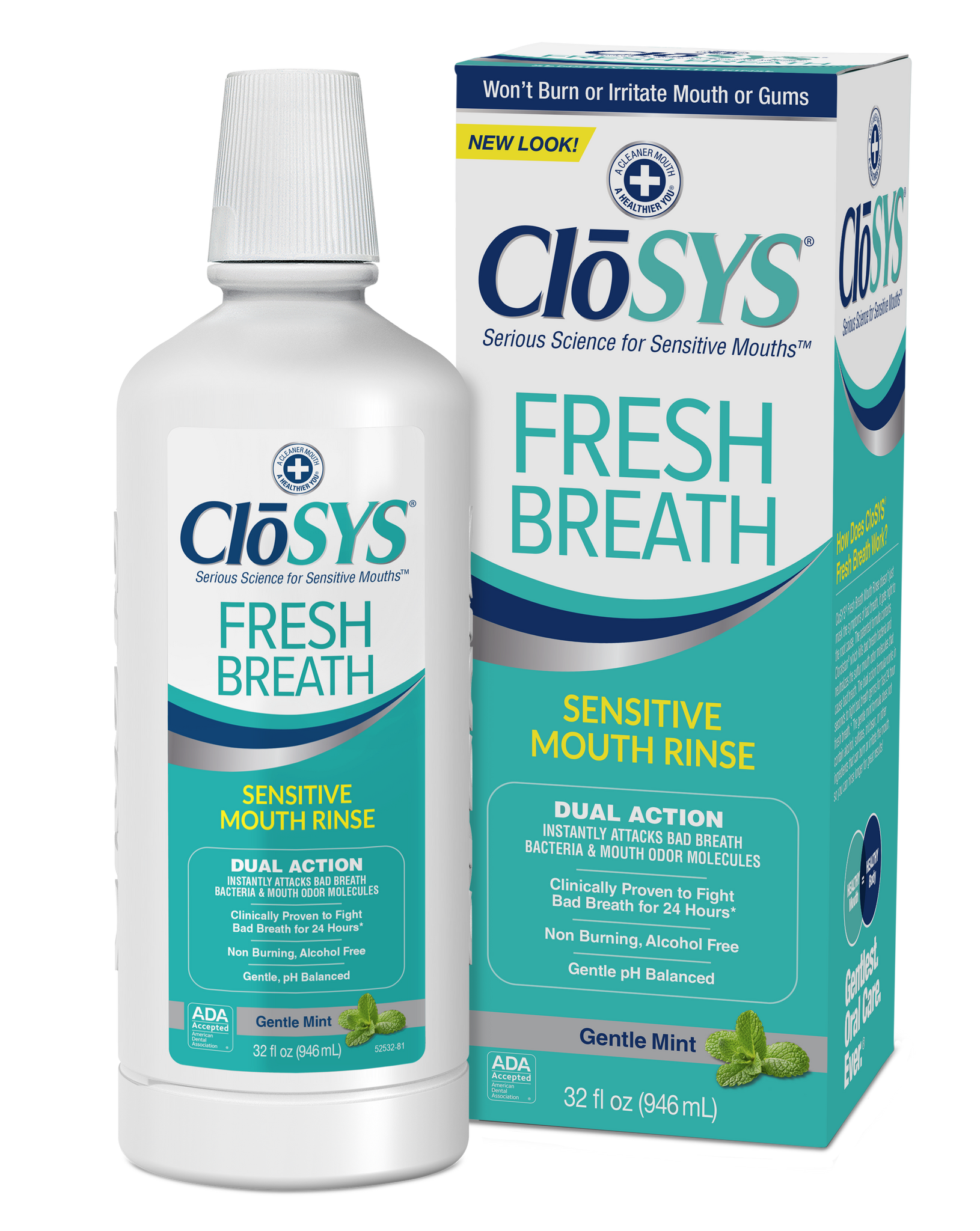 CloSYS Sensitive Fresh Breath Mouthwash