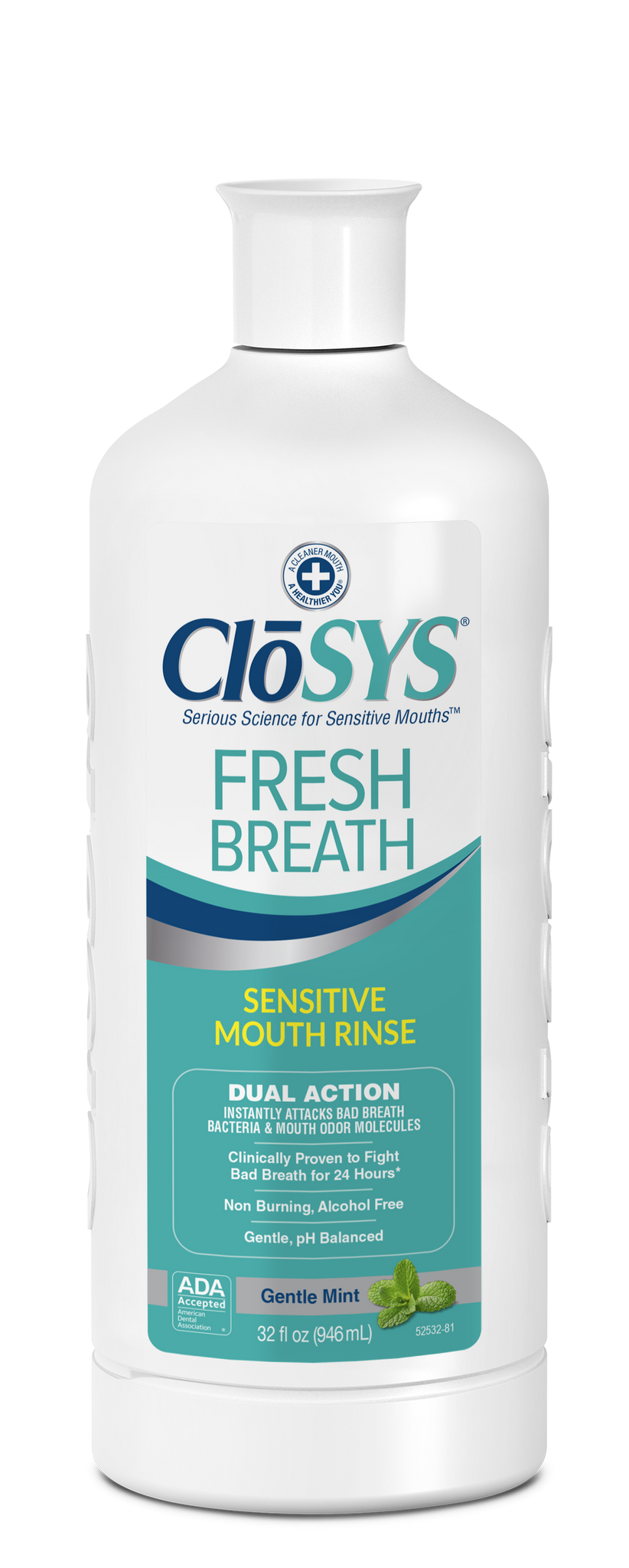 2 X The Breath Co Fresh Breath Oral Rinse Mild Mint 500ml